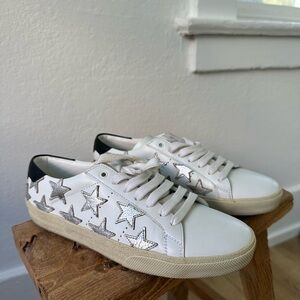 Saint Laurent Court Classic Star Sneakers